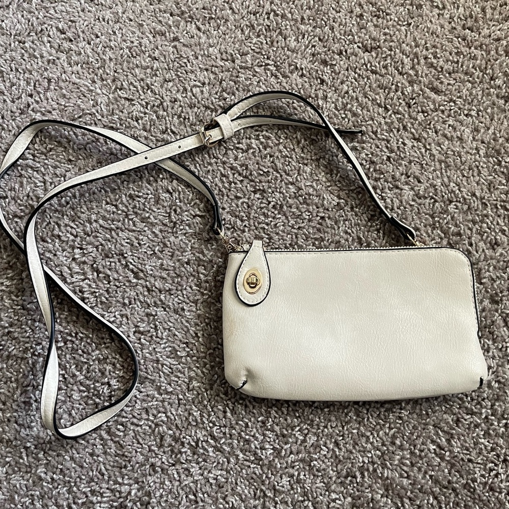 Small Cream Crossbody Bag